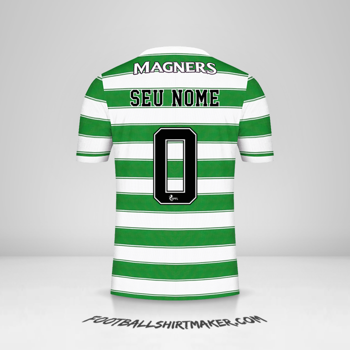 Camisa Celtic FC 2021/2022 -  seu nome - 0