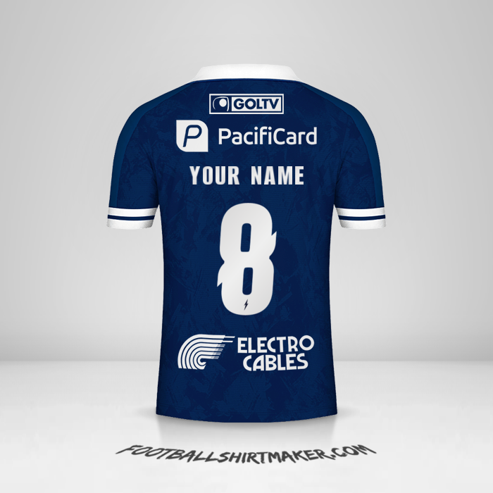 Emelec 2021 shirt number 8 your name