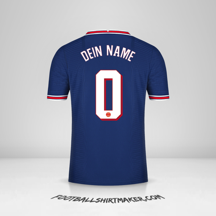 Trikot Paris Saint Germain 2021/2022 Cup -  dein name - 0