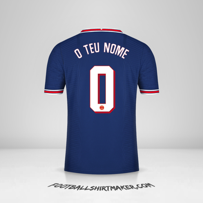 Camisola Paris Saint Germain 2021/2022 Cup -  o teu nome - 0