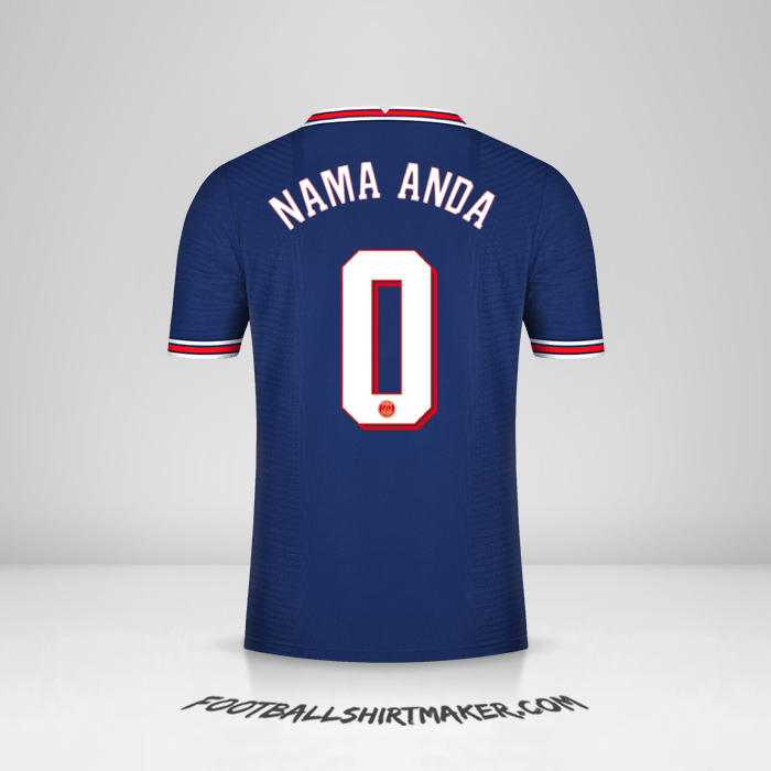 Jersey Paris Saint Germain 2021/2022 Cup -  nama anda - 0