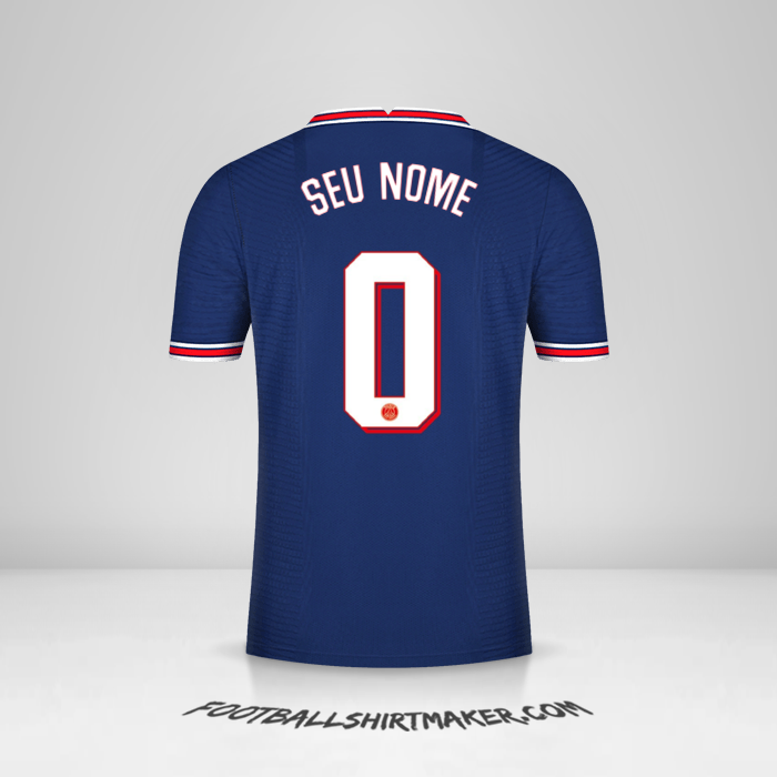 Camisa Paris Saint Germain 2021/2022 Cup -  seu nome - 0