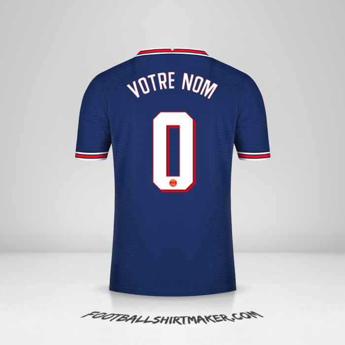 Maillot Paris Saint Germain 2021/2022 Cup -  votre nom - 0