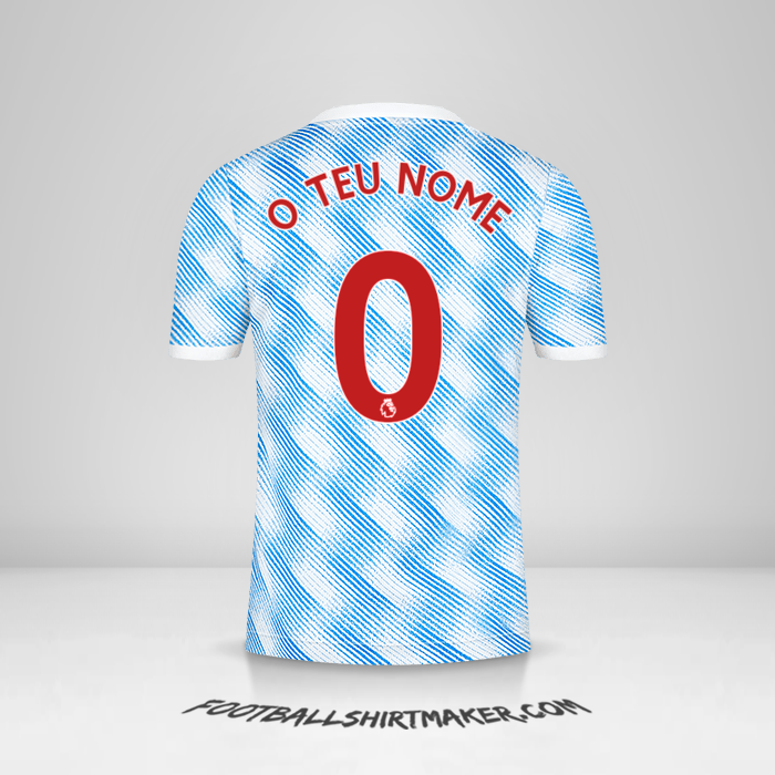 Camisola Manchester United 2021/2022 II -  o teu nome - 0