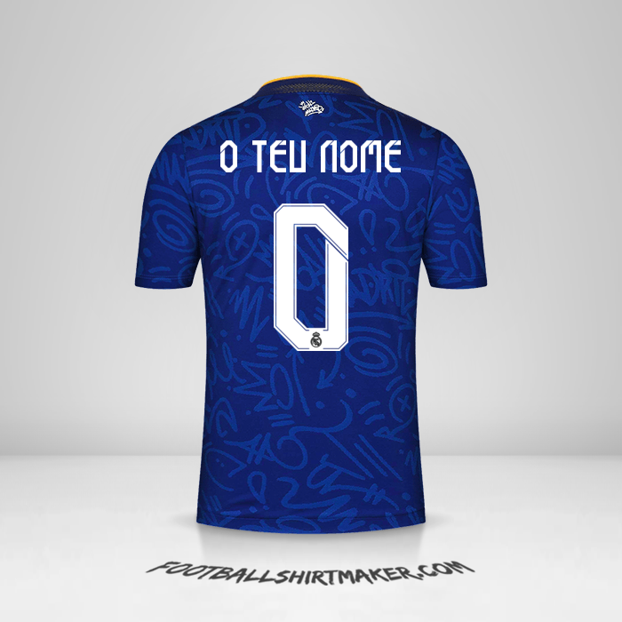 Camisola Real Madrid CF 2021/2022 Cup II -  o teu nome - 0