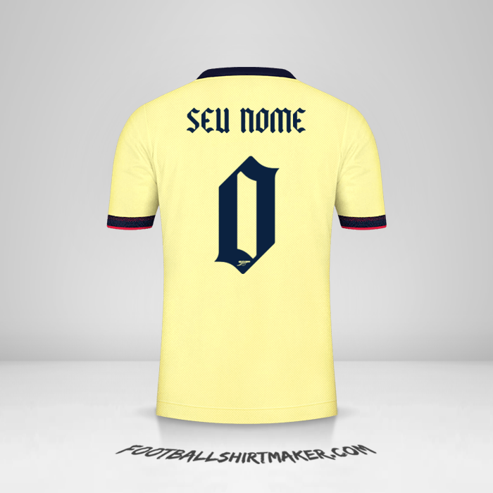 Camisa Arsenal 2021/2022 Cup II -  seu nome - 0