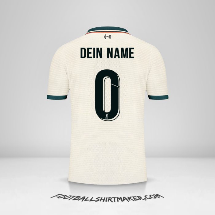 Trikot Liverpool FC 2021/2022 Cup II -  dein name - 0