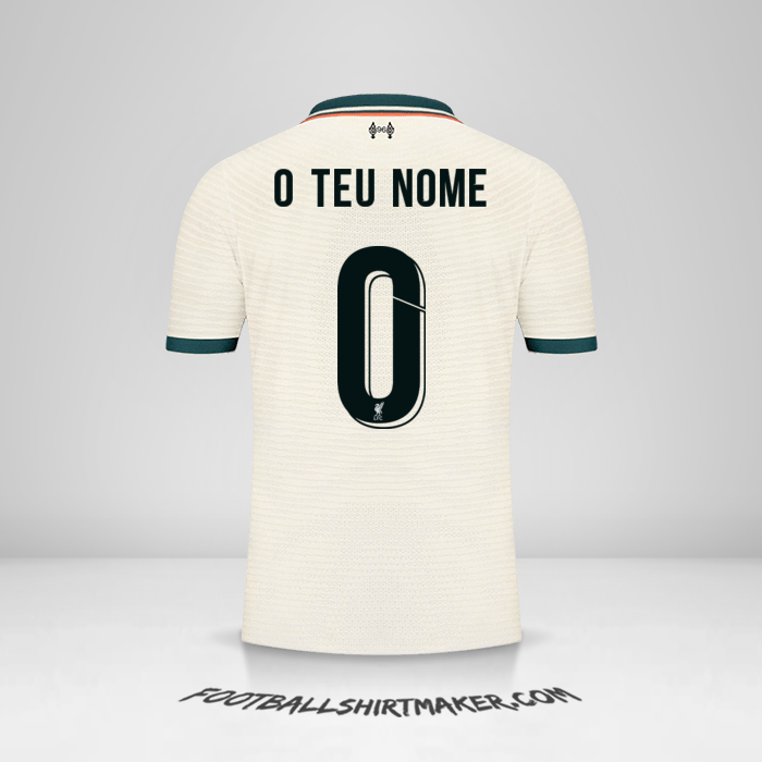 Camisola Liverpool FC 2021/2022 Cup II -  o teu nome - 0