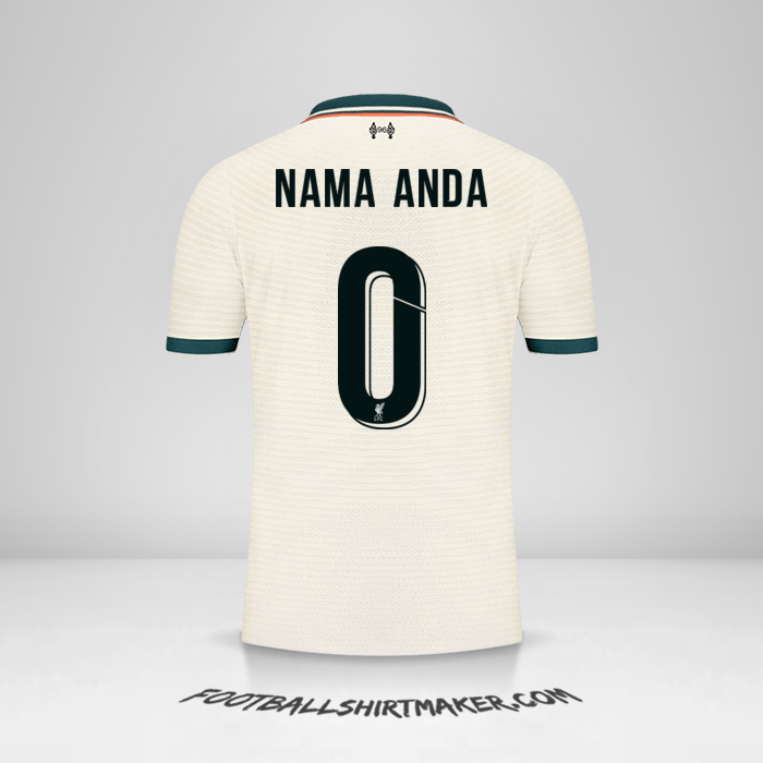 Jersey Liverpool FC 2021/2022 Cup II -  nama anda - 0