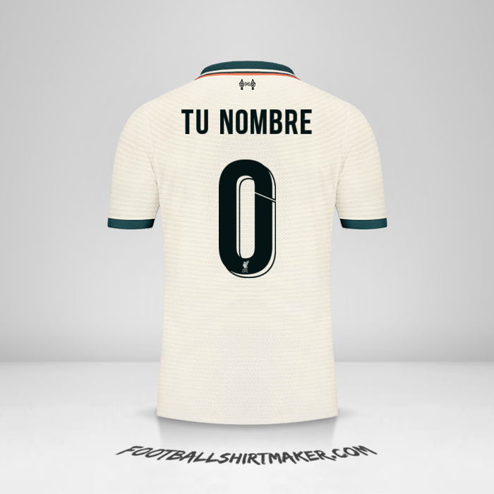 Jersey Liverpool FC 2021/2022 Cup II -  tu nombre - 0