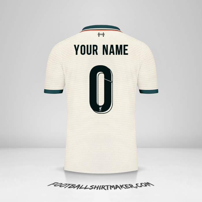 Shirt Liverpool FC 2021/2022 Cup II -  your name - 0