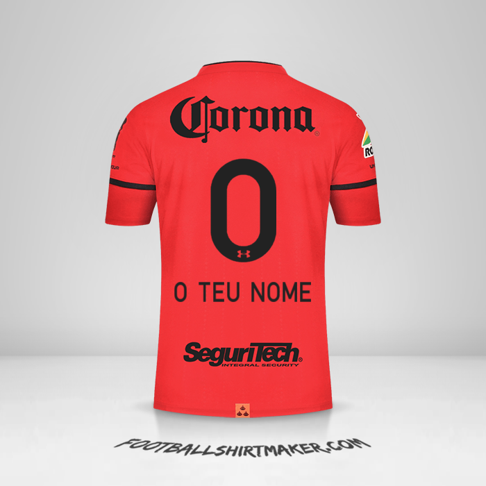 Camisola Toluca FC 2021/2022 -  o teu nome - 0