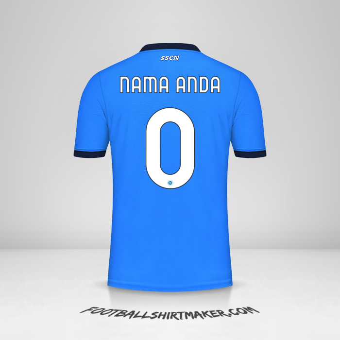 Jersey SSC Napoli 2021/2022 -  nama anda - 0