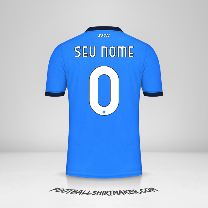 Camisa SSC Napoli 2021/2022 -  seu nome - 0