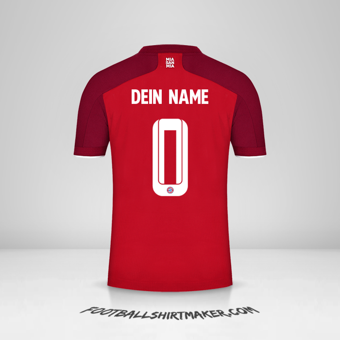 Trikot FC Bayern Munchen 2021/2022 Cup -  dein name - 0