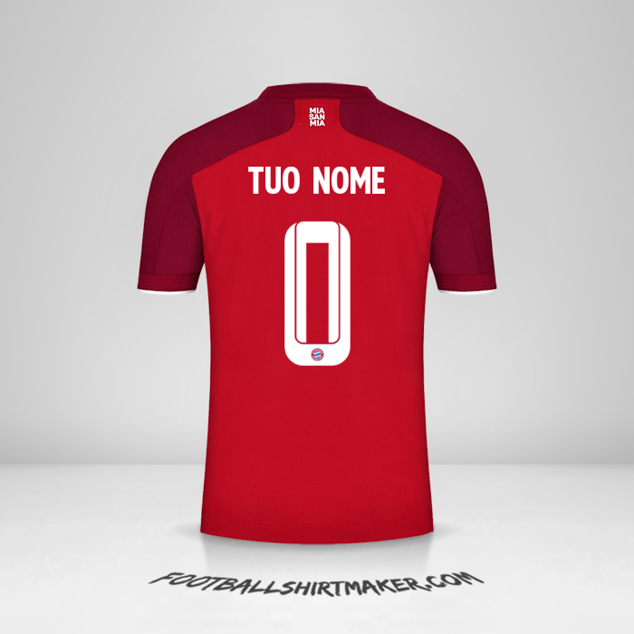 Maglia FC Bayern Munchen 2021/2022 Cup -  tuo nome - 0