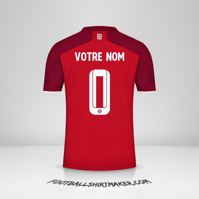 Maillot FC Bayern Munchen 2021/2022 Cup -  votre nom - 0