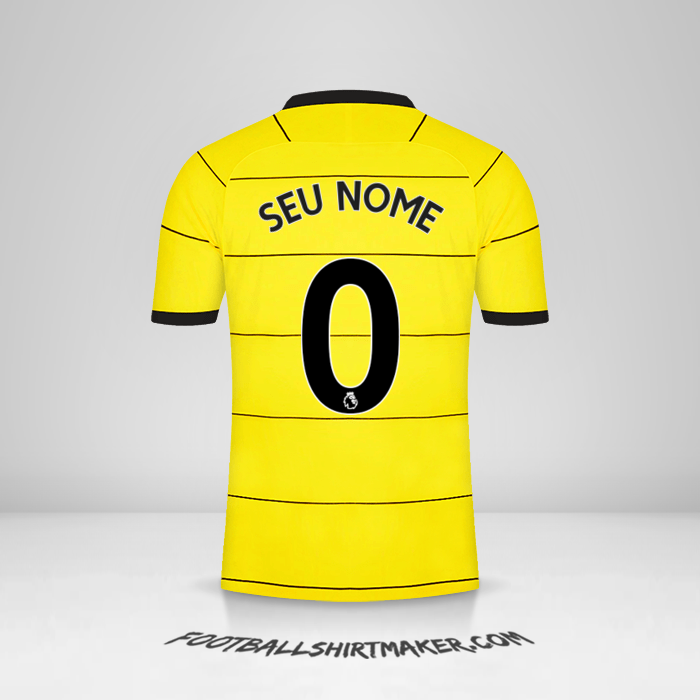 Camisa Chelsea 2021/2022 II -  seu nome - 0