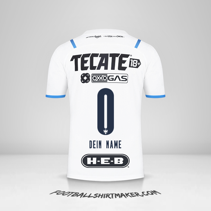 Trikot Monterrey 2021/2022 II -  dein name - 0