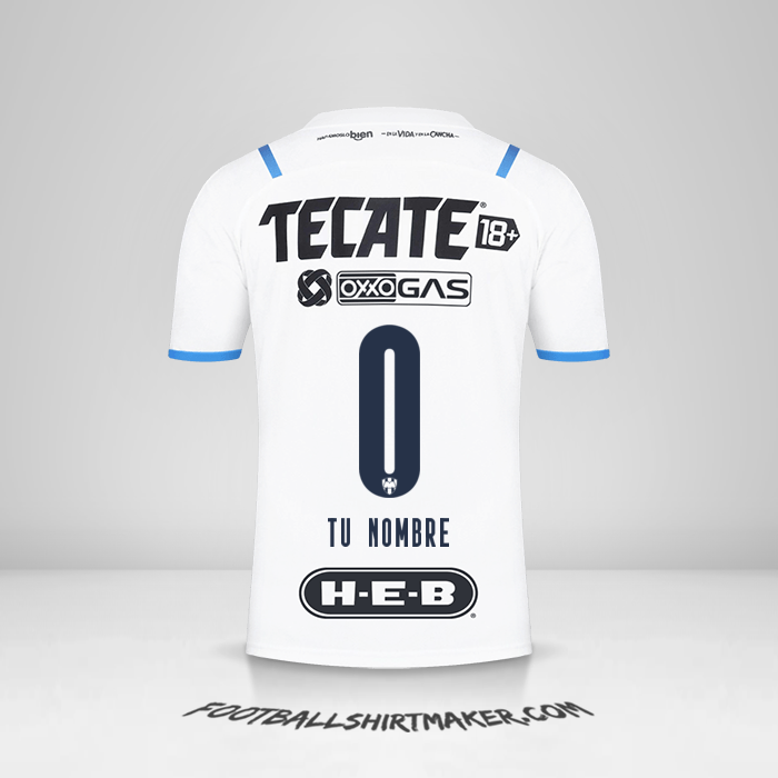 Jersey Monterrey 2021/2022 II -  tu nombre - 0