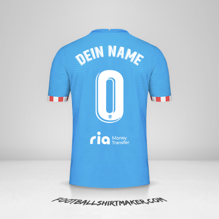 Trikot Atletico Madrid 2021/2022 III -  dein name - 0