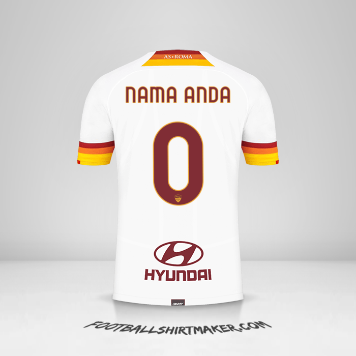 Jersey AS Roma 2021/2022 II -  nama anda - 0