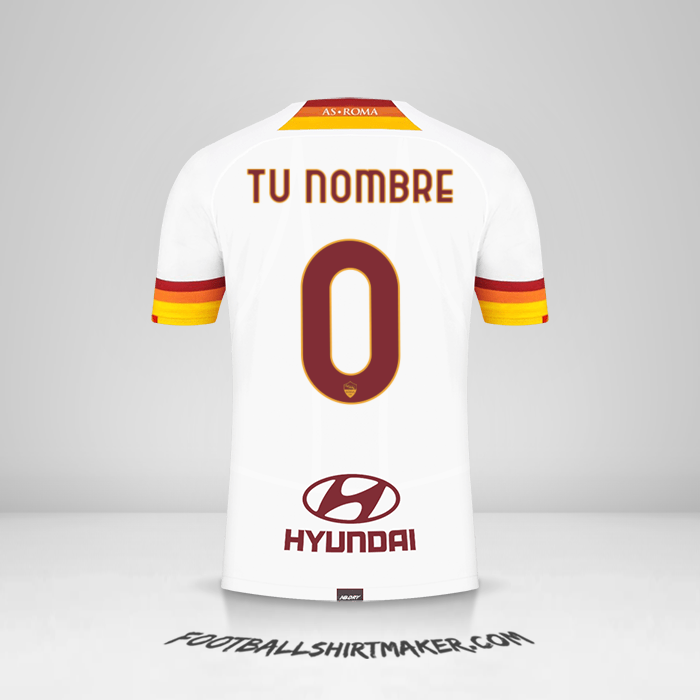 Camiseta AS Roma 2021/2022 II -  tu nombre - 0