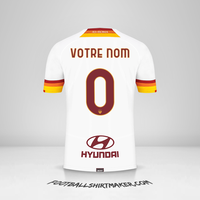 Maillot AS Roma 2021/2022 II -  votre nom - 0