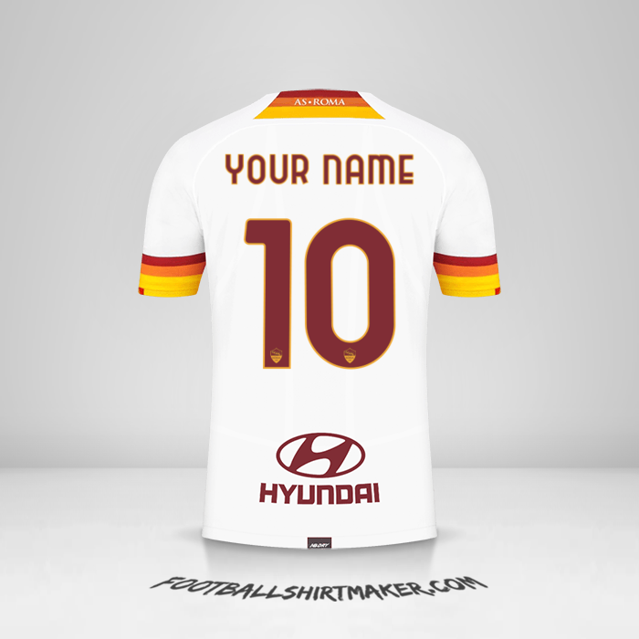 AS Roma 2021/2022 II shirt number 10 your name