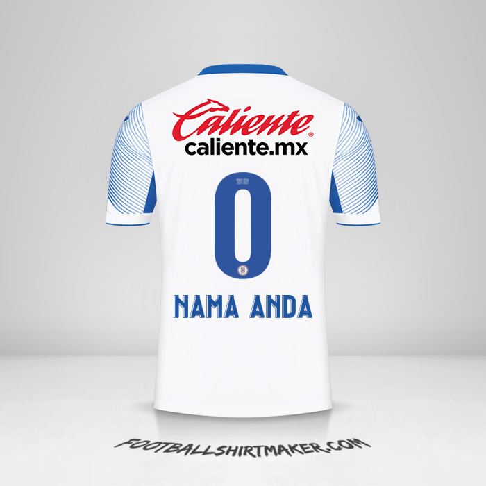 Jersey Cruz Azul 2021/2022 II -  nama anda - 0