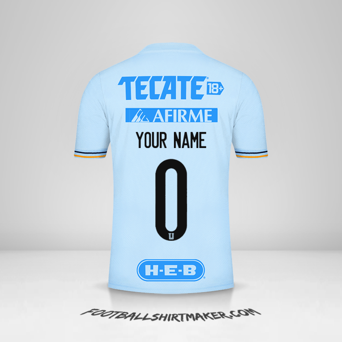 Jersey Tigres UANL 2021/2022 II -  your name - 0