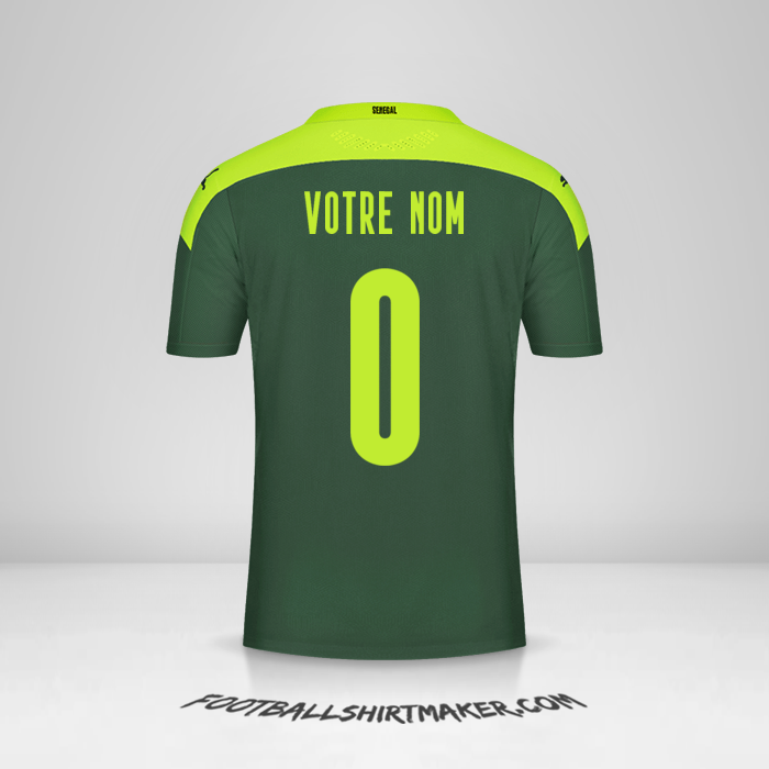 Maillot Sénégal 2020/2021 II -  votre nom - 0