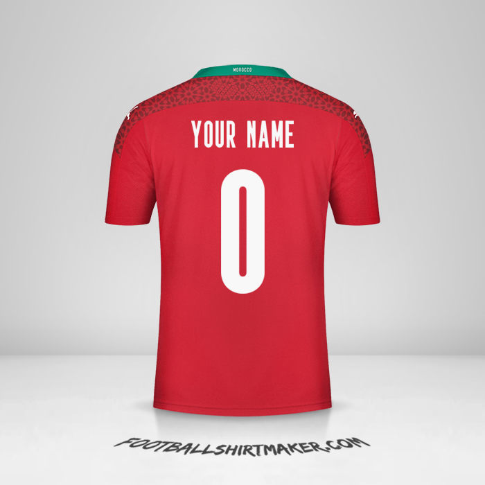 Jersey Morocco 2020/2021 -  your name - 0