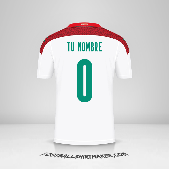 Jersey Marruecos 2020/2021 II -  tu nombre - 0