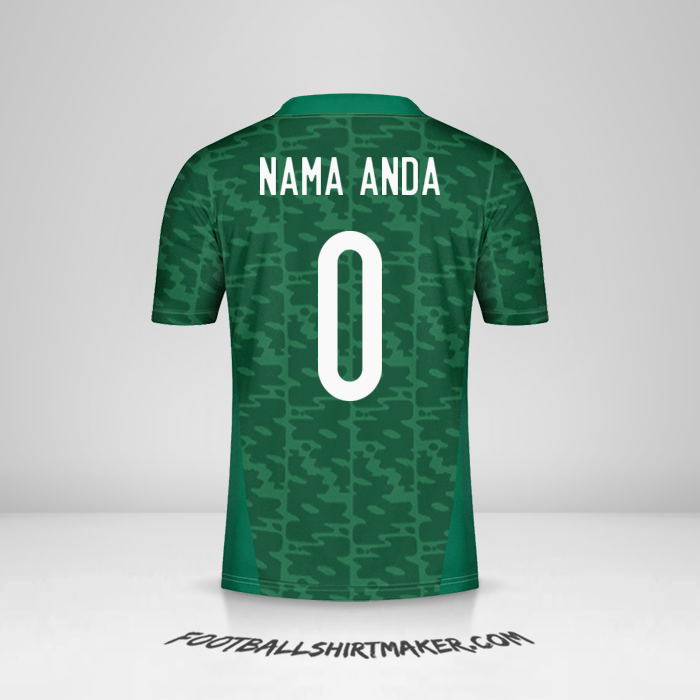 Jersey Aljazair 2020/2021 II -  nama anda - 0