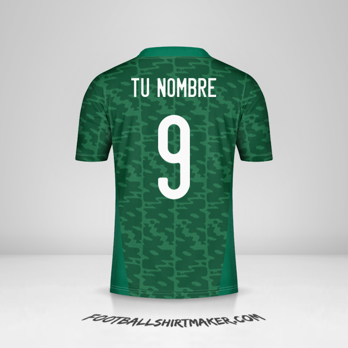 Camiseta Argelia 2020/2021 II número 9 tu nombre