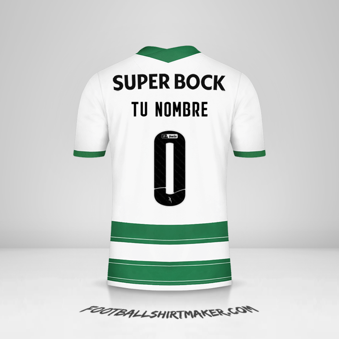 Camiseta Sporting Clube 2021/2022 -  tu nombre - 0