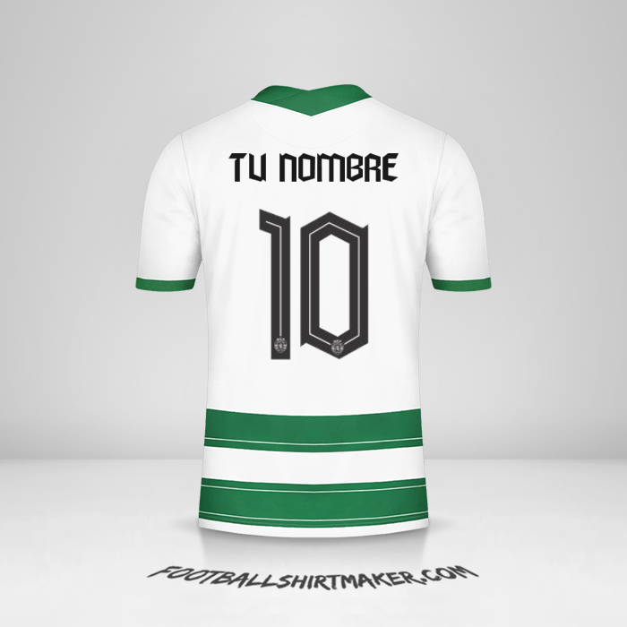 Camiseta Sporting Clube 2021/2022 UCL número 10 tu nombre