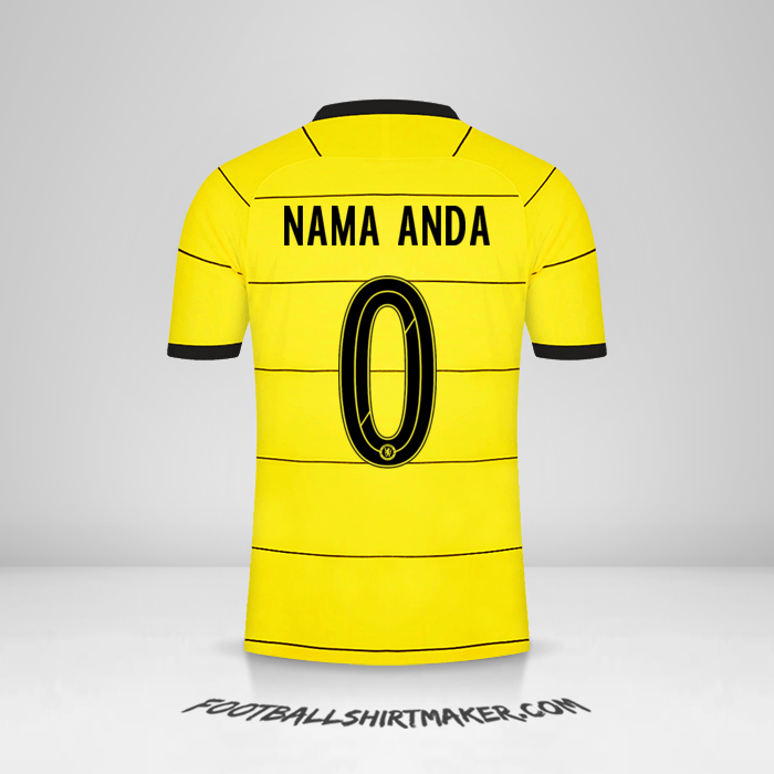 Jersey Chelsea 2021/2022 Cup II -  nama anda - 0