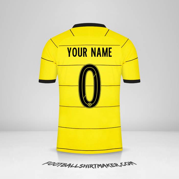 Shirt Chelsea 2021/2022 Cup II -  your name - 0