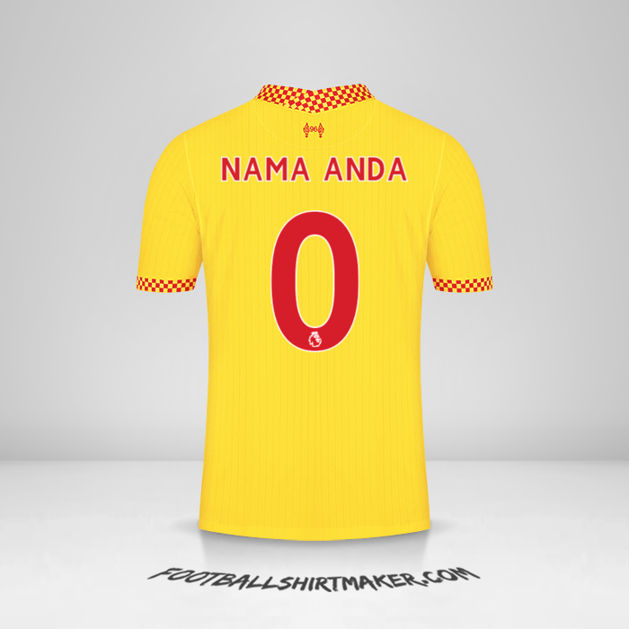 Jersey Liverpool FC 2021/2022 III -  nama anda - 0