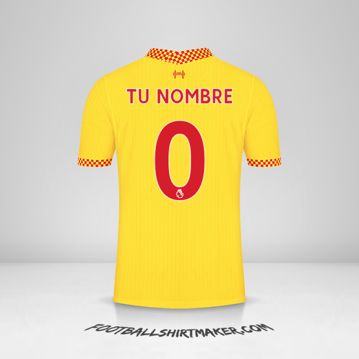 Jersey Liverpool FC 2021/2022 III -  tu nombre - 0