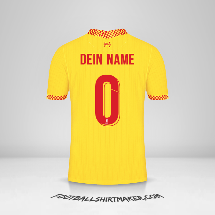 Trikot Liverpool FC 2021/2022 Cup III -  dein name - 0