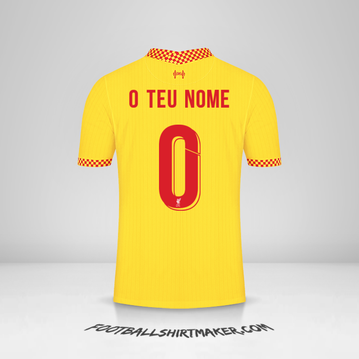 Camisola Liverpool FC 2021/2022 Cup III -  o teu nome - 0