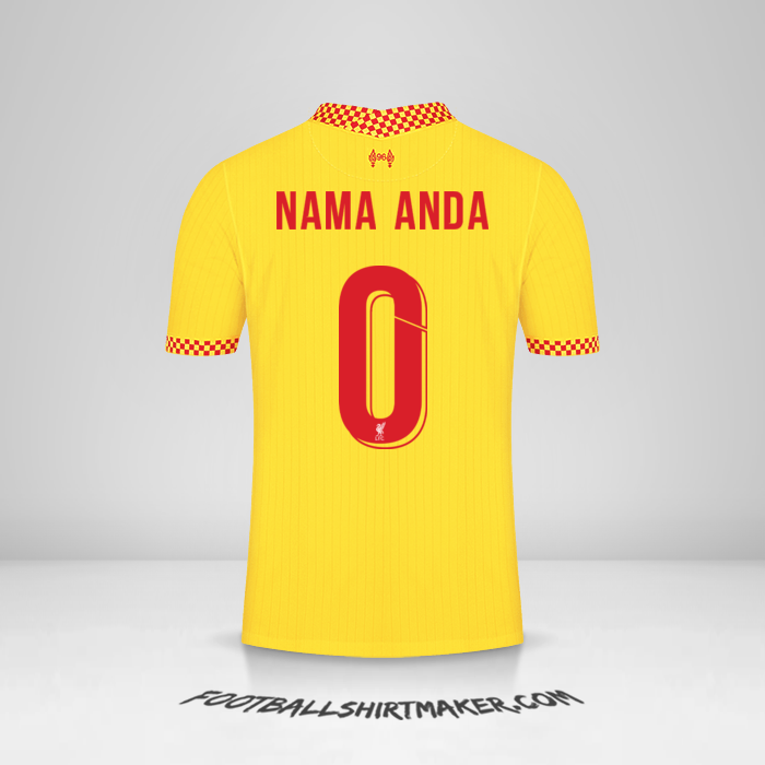 Jersey Liverpool FC 2021/2022 Cup III -  nama anda - 0