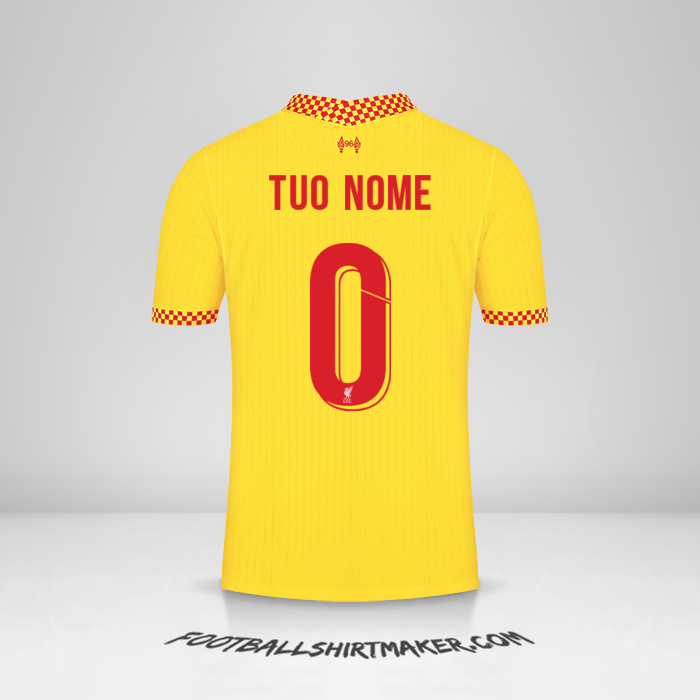 Maglia Liverpool FC 2021/2022 Cup III -  tuo nome - 0