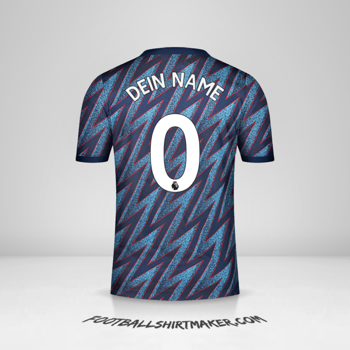 Trikot Arsenal 2021/2022 III -  dein name - 0