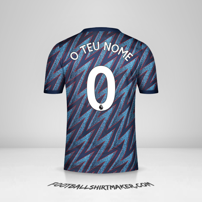 Camisola Arsenal 2021/2022 III -  o teu nome - 0