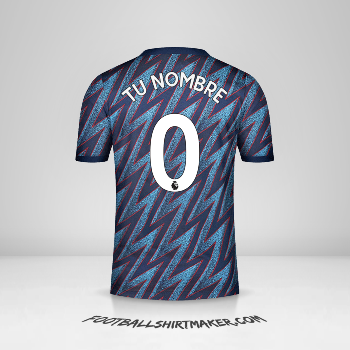 Camiseta Arsenal 2021/2022 III -  tu nombre - 0