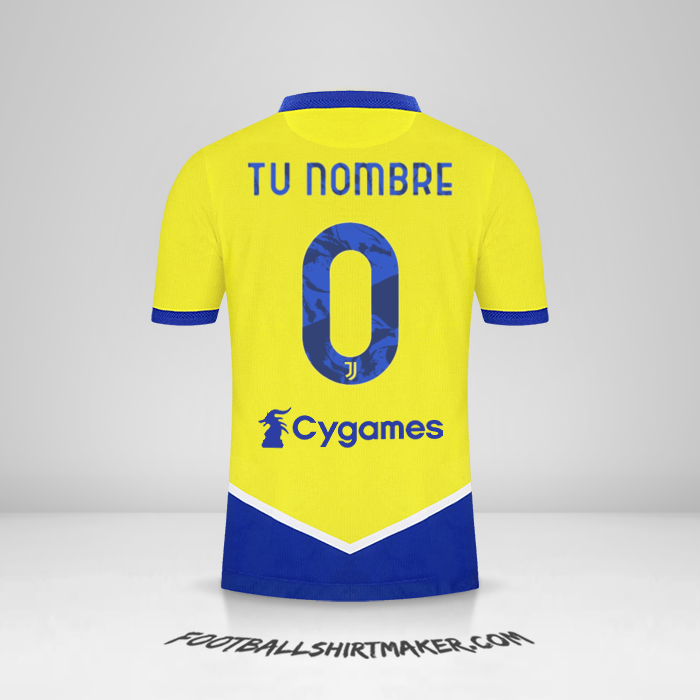 Jersey Juventus FC 2021/2022 III número 0 tu nombre